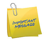  Important Message